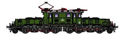 Jägerndorfer JC60200_1 E-Lok Rh 1089 ÖBB, Ep.IV, grün